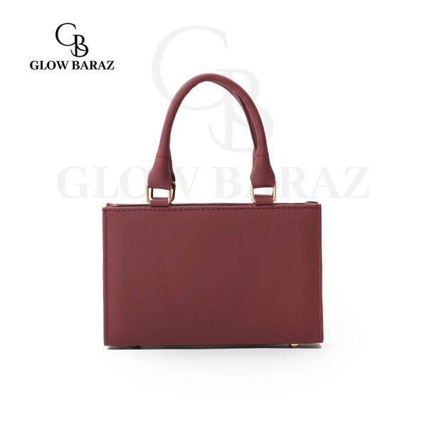 Bella Signature Handbag Mehroon