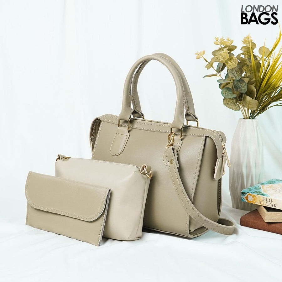 Civic Bag Set of 3 Beige
