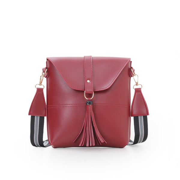 Splash Crossbody Bag Maroon